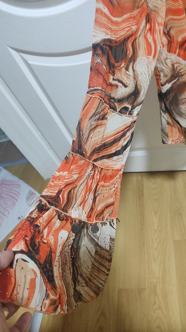 Bohem Çok Renkli Uzun Kollu Bluz - Görsel 3