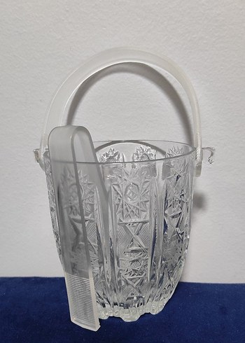 Beyaz Desenli Cam Vazo buz  icin uygundur - Görsel 3