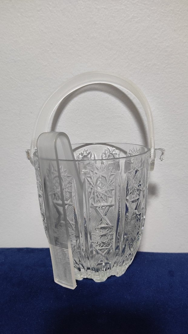 Beyaz Desenli Cam Vazo buz  icin uygundur - Görsel 3