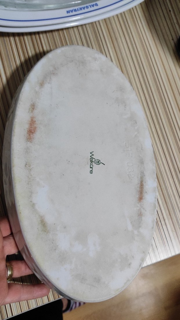 Beyaz Parlak Oval Tabak - Görsel 4