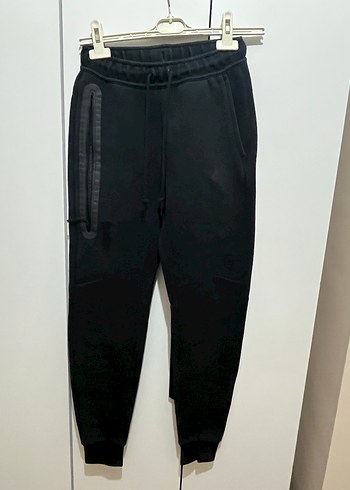 Erkek Siyah Kemerli Spor Eşofman Altı