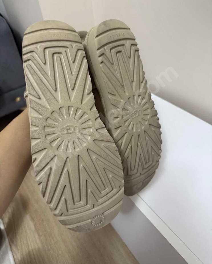 Bej Süet Kadın Dolgu Topuklu Bot Velcro - Görsel 2