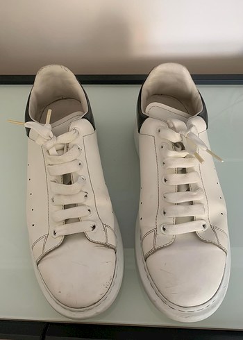 Beyaz Siyah Detaylı Kadın Sneaker - Görsel 5