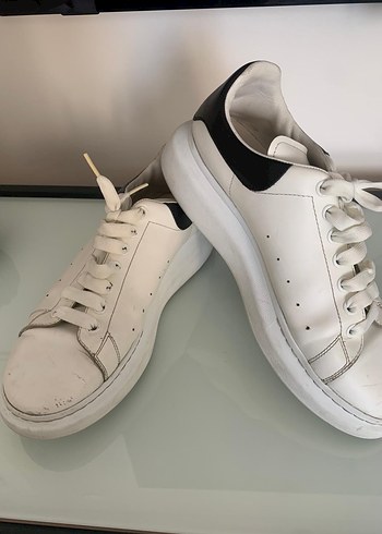 Beyaz Siyah Detaylı Kadın Sneaker - Görsel 2