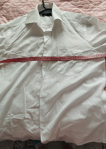 Uzun Kollu Beyaz Keten Gömlek - Görsel 7