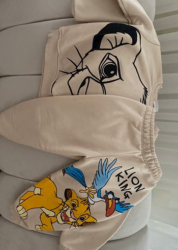Baskılı Camel Renkli Çocuk Pijama Takımı