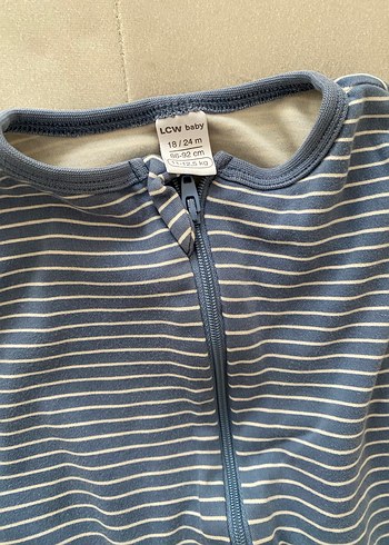 Uzun Kollu Mavi Bebek Body ve tulum - Görsel 2