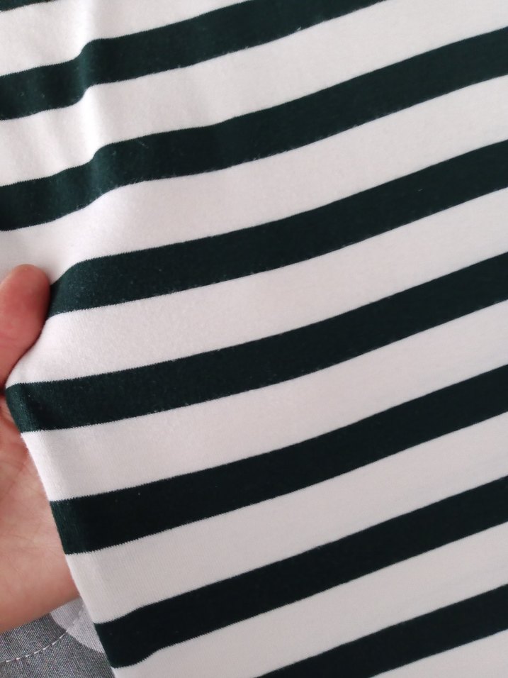 Gri Zebra Desenli Uzun Elbise - Görsel 3