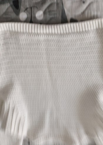 Beyaz Örgü Kadın Boğazlı Kazak - Görsel 6