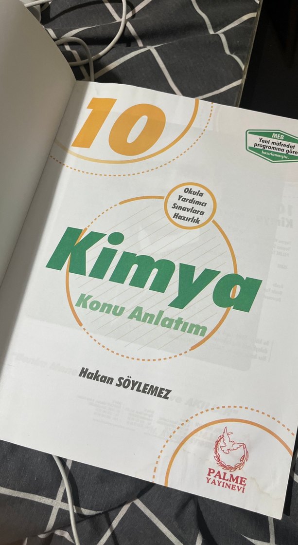10.Sınıf kimya konu anlatımlı test kitabı - Görsel 2