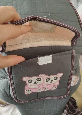 Gri Bebek Taşıyıcı Kanguru - Görsel 2