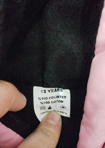 Kız Çocuk Kapüşonlu Pembe Fermuarlı Mont - Görsel 3