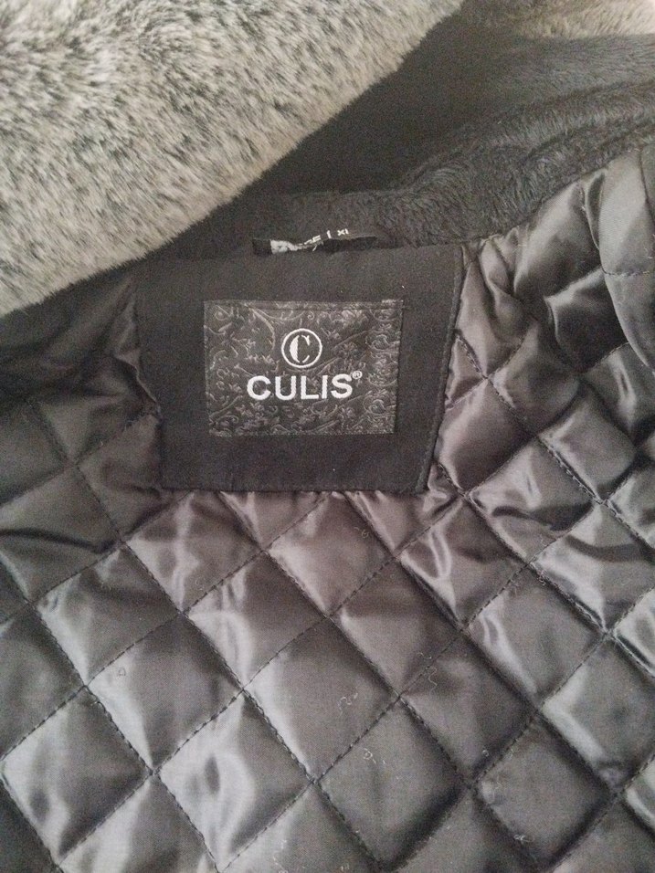 Siyah Gri Kürklü Rahat Kesim erkek mont - Görsel 3