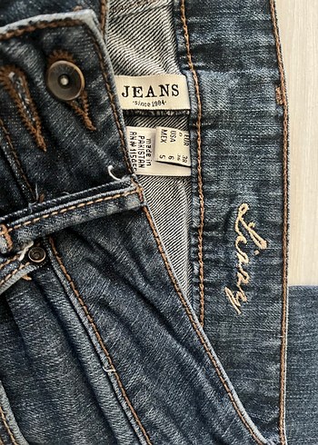 Mango 2000s düşük bel jean - Görsel 4