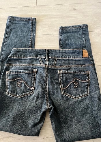 Mango 2000s düşük bel jean - Görsel 6