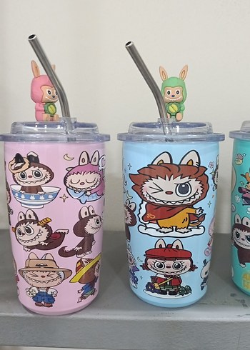 Renkli Çocuk Termos Şişeleri - Görsel 3