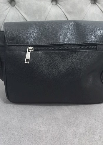 Siyah Deri Kadın Çanta - Görsel 3