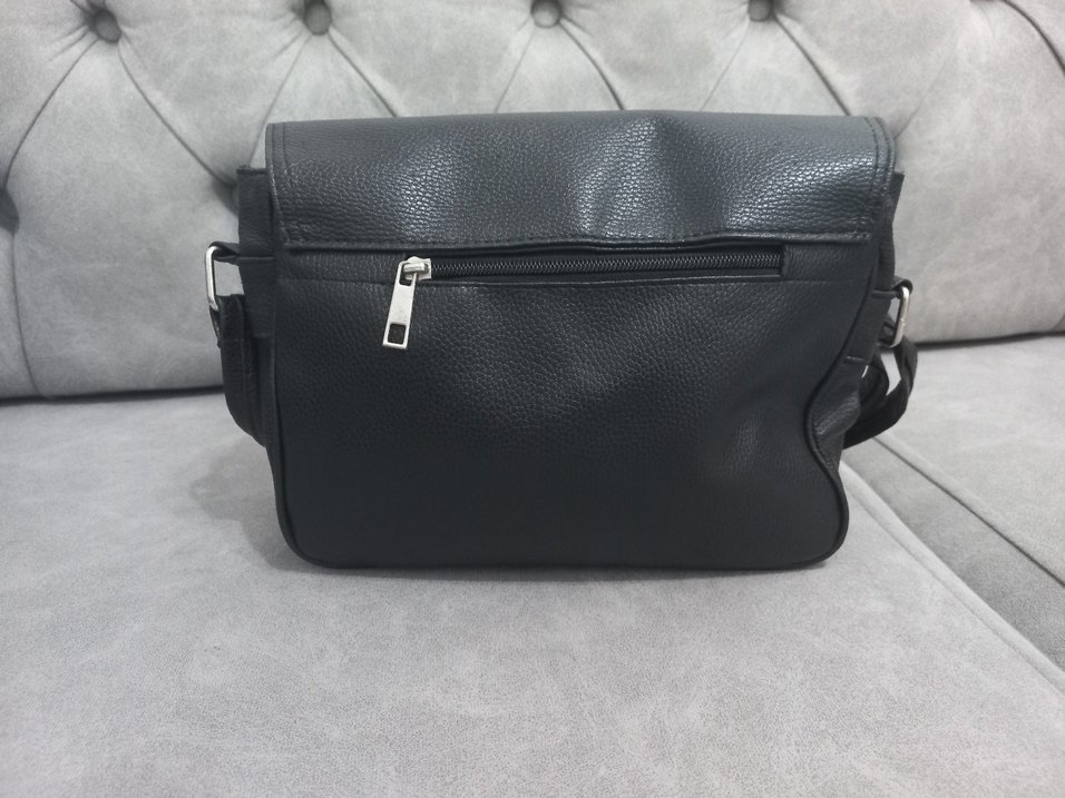 Siyah Deri Kadın Çanta - Görsel 3