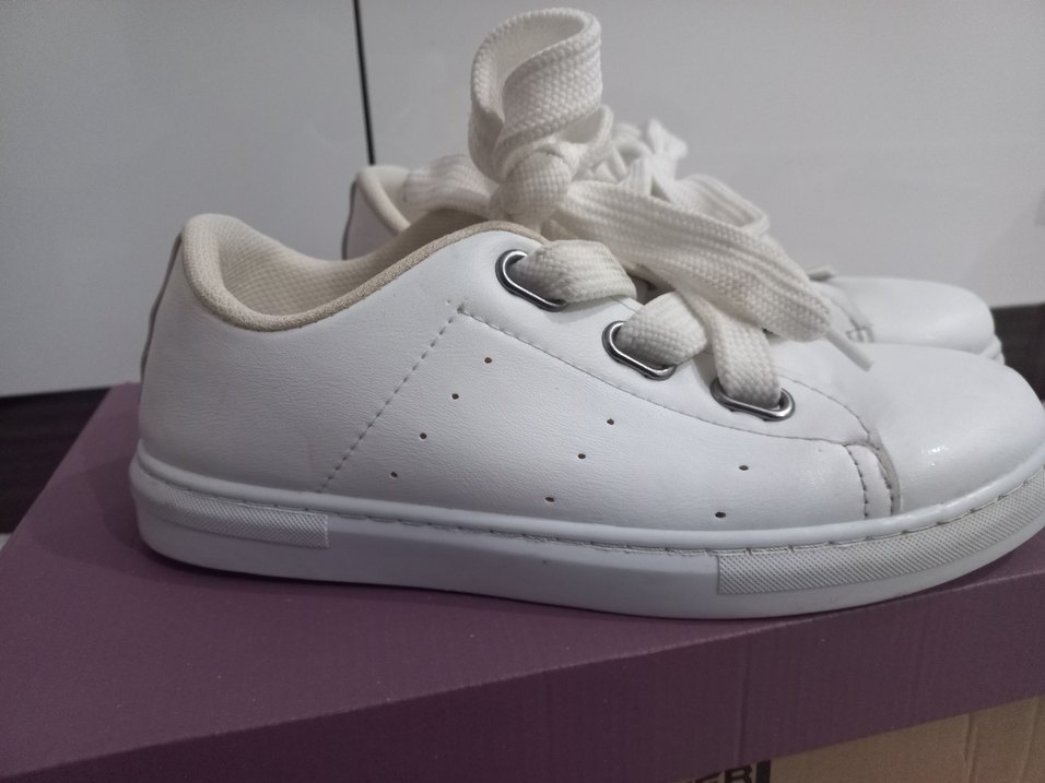 Beyaz Kadın Spor Ayakkabı - Görsel 3