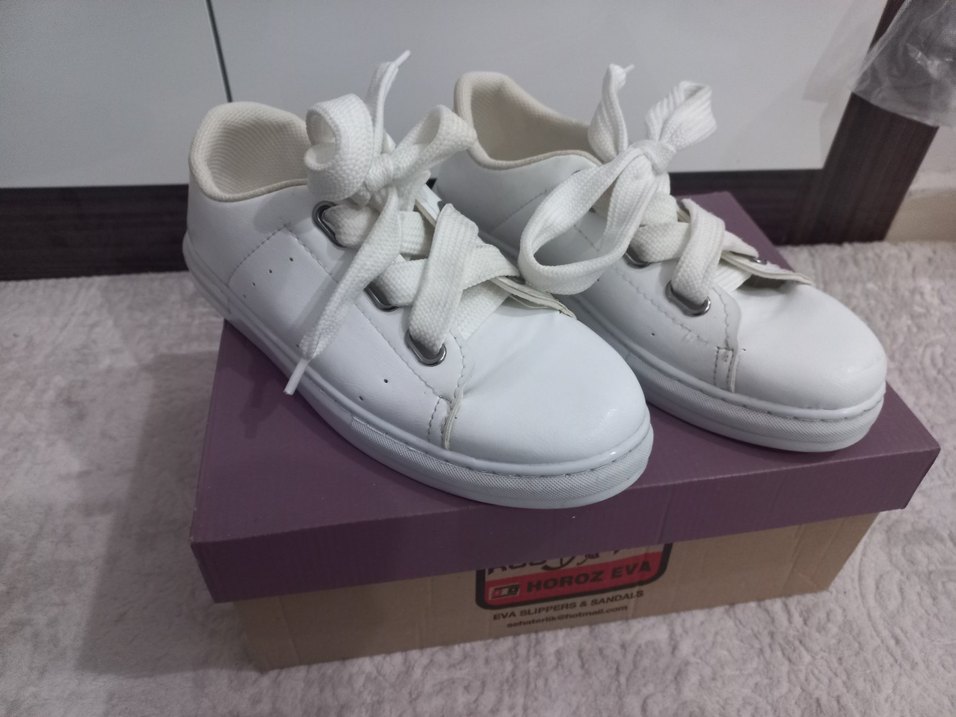 Beyaz Kadın Spor Ayakkabı - Görsel 2