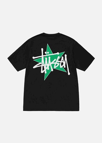 Beyaz Stüssy Baskılı Erkek Tişört - Görsel 2