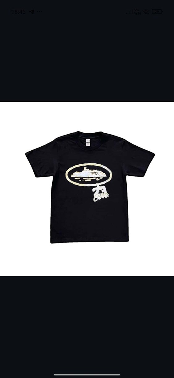 Siyah Baskılı Erkek Tişört S beden - Görsel 2