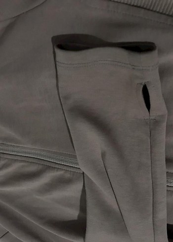 parmak gecirmeli spor hirka ve bluz - Görsel 3