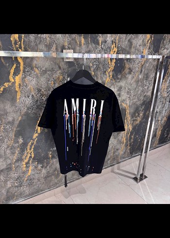 Diğer Amiri Baskili Siyah Oversize T Shirt