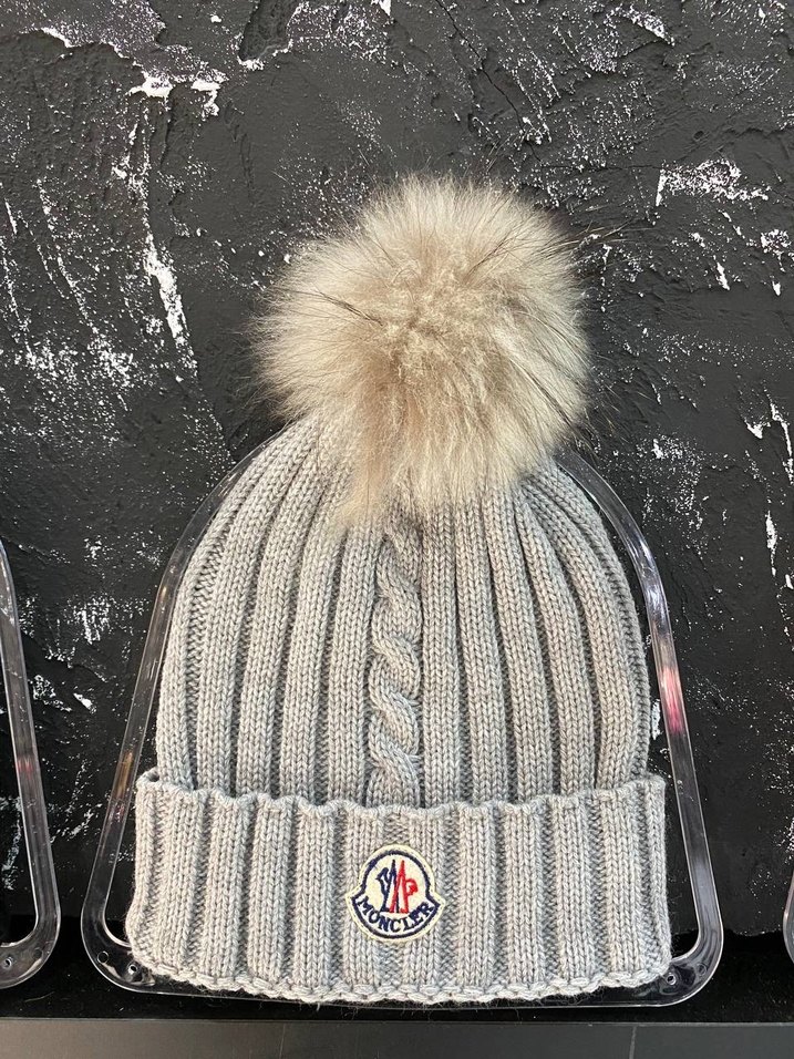 Kürk Detaylı Siyah Yün Kadın Bere - Görsel 3