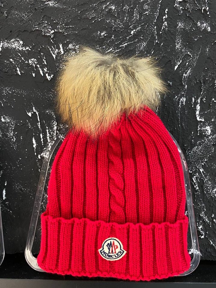 Kürk Detaylı Siyah Yün Kadın Bere - Görsel 4