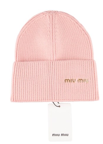 Miu Miu Beyaz Örgü Yün Bere - Görsel 3