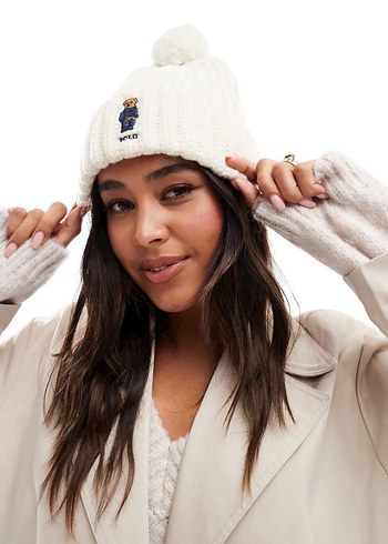 Gri Örgü Kadın Bere - Görsel 6