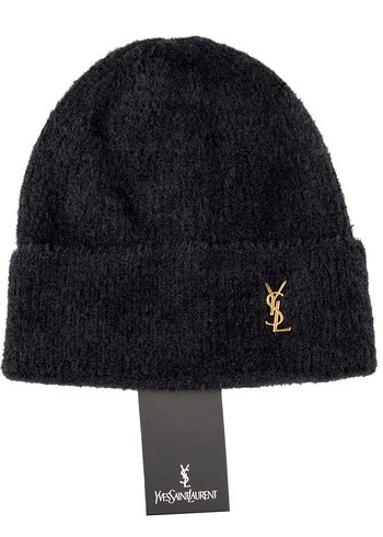 Beyaz Kürklü Kadın Bere - Yves Saint Laurent - Görsel 5