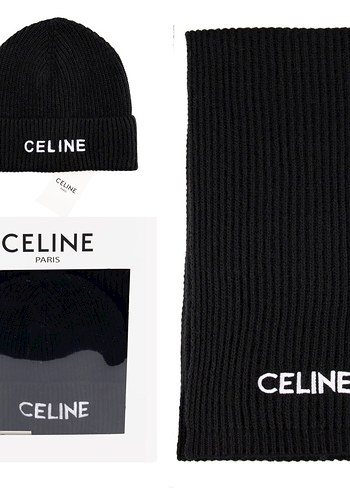 Pembe Örgü Celine Kadın Bere ve atkı. - Görsel 7