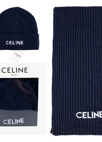 Pembe Örgü Celine Kadın Bere ve atkı. - Görsel 2