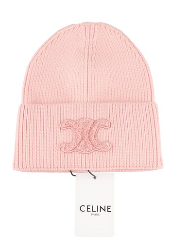 Celine Gri-Beyaz Örgü Yün Kadın Bere - Görsel 11