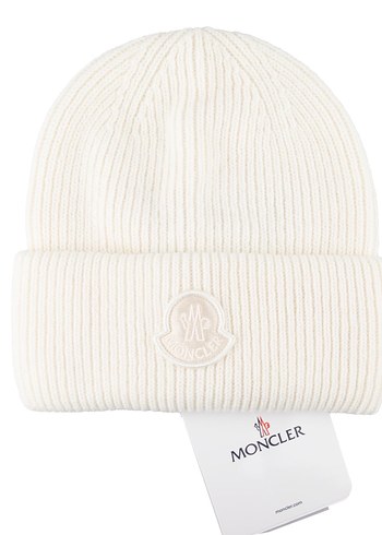 Beyaz Örgü Kadın Bere - Görsel 4