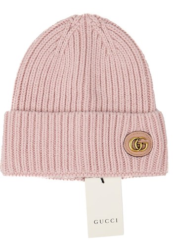 Bej Örgü Gucci Kadın Bere - Görsel 3