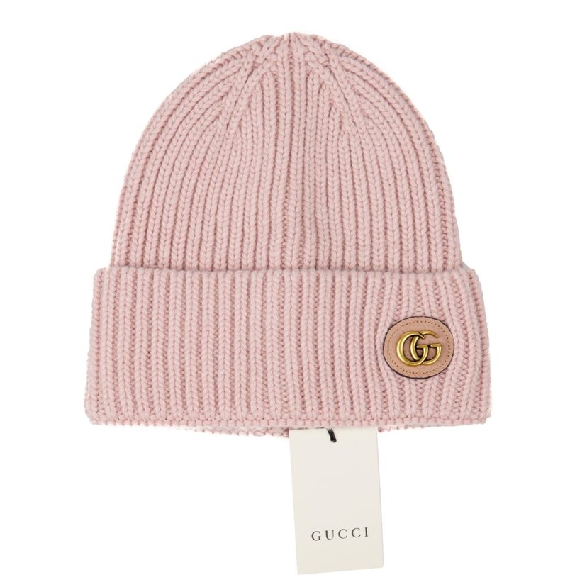 Bej Örgü Gucci Kadın Bere - Görsel 3