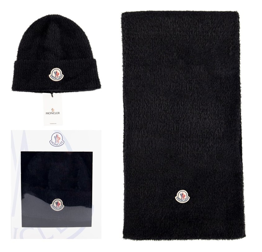 Kadın Pembe Örgü Yumuşak Bere ve atkı . - Görsel 5