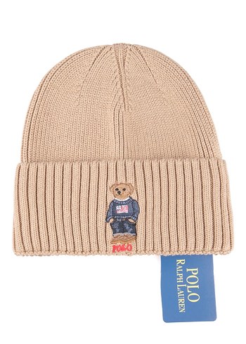 Gri Kadın Polo Ralph Lauren Örgü Bere - Görsel 3