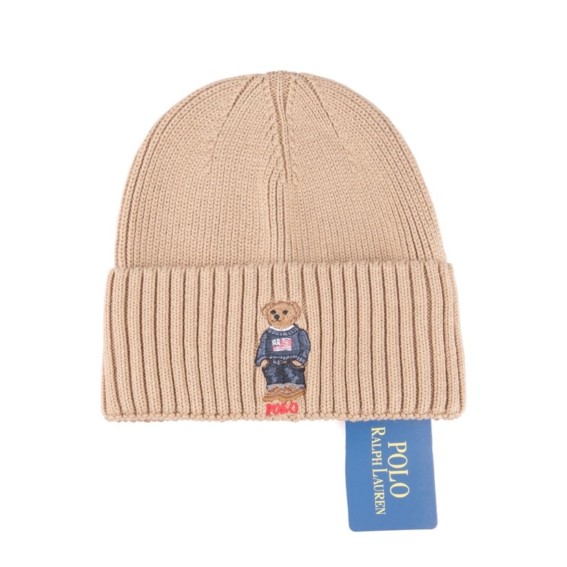 Gri Kadın Polo Ralph Lauren Örgü Bere - Görsel 3