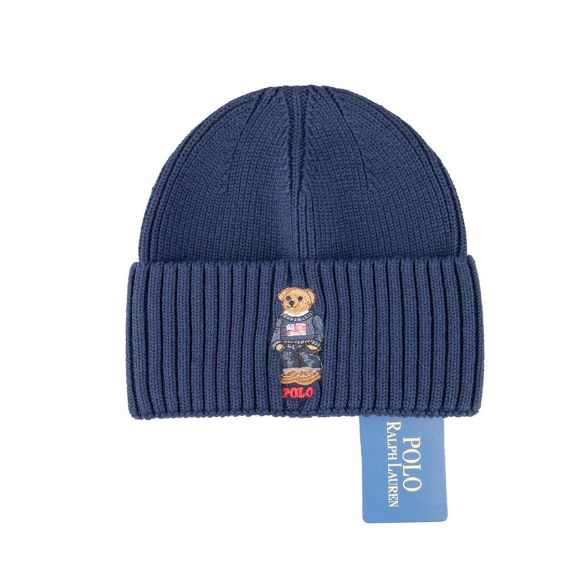 Gri Kadın Polo Ralph Lauren Örgü Bere - Görsel 2