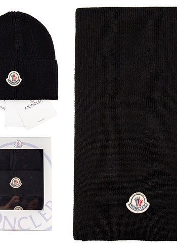 Moncler Kadın Lacivert Örgü Yün Bere - Görsel 4