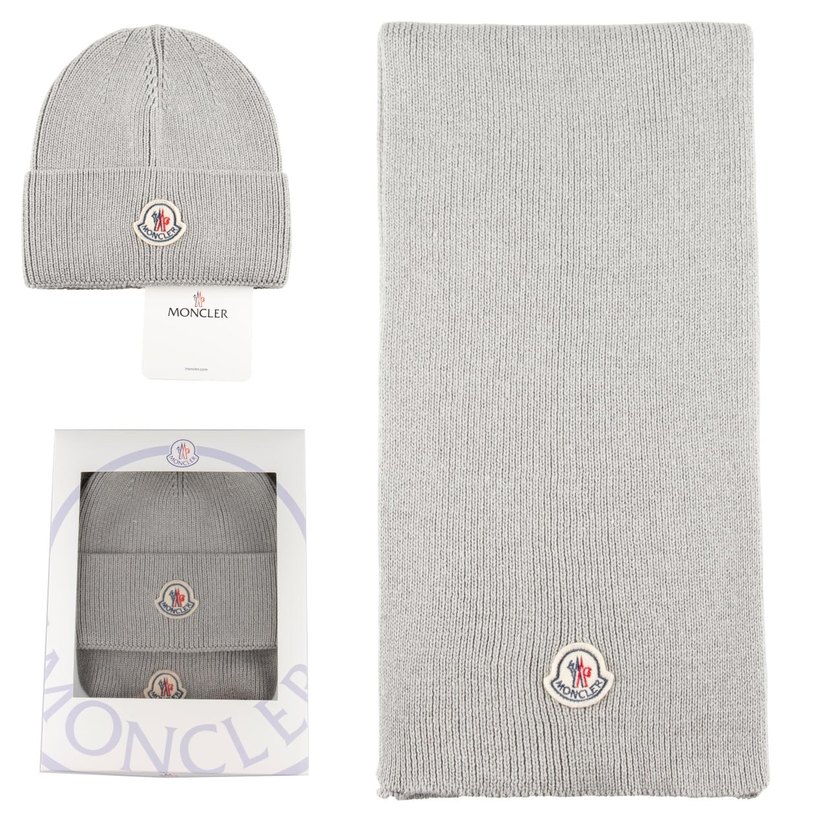 Moncler Kadın Lacivert Örgü Yün Bere - Görsel 2