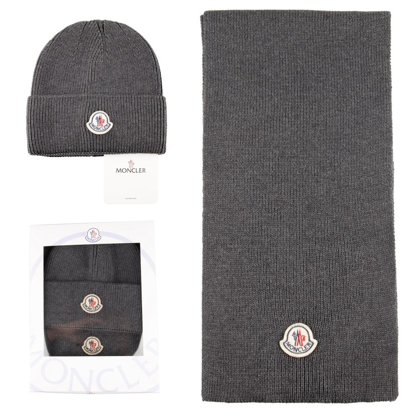 Moncler Kadın Lacivert Örgü Yün Bere - Görsel 3