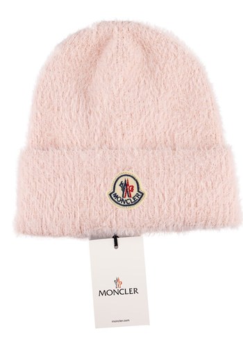 Moncler Bej Kadın Peluş Bere - Görsel 2