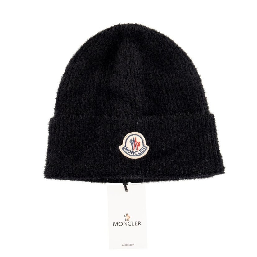 Moncler Bej Kadın Peluş Bere - Görsel 5