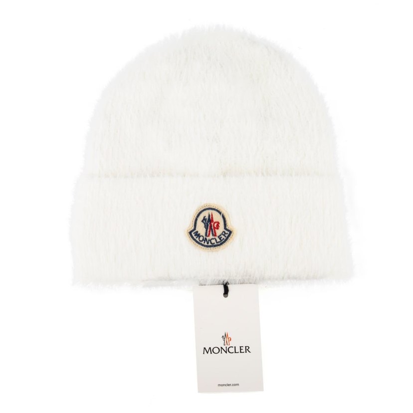 Moncler Bej Kadın Peluş Bere - Görsel 4
