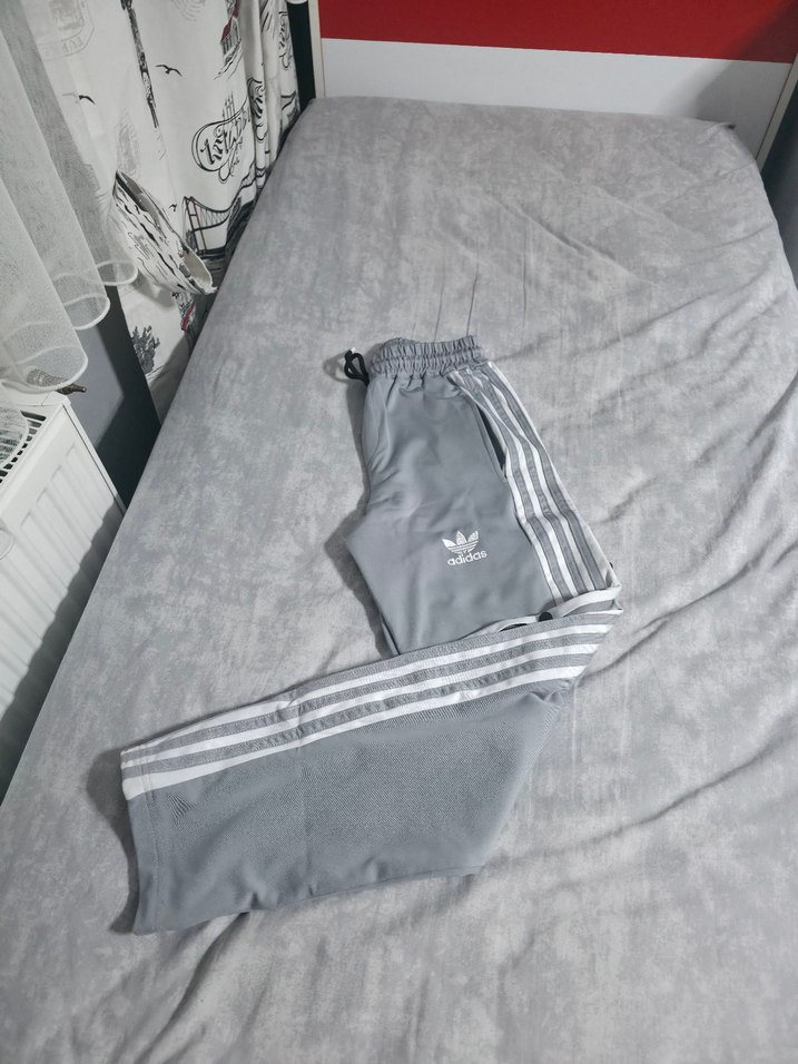 Gri Adidas Salaş Kesim Sweatpant - Görsel 4